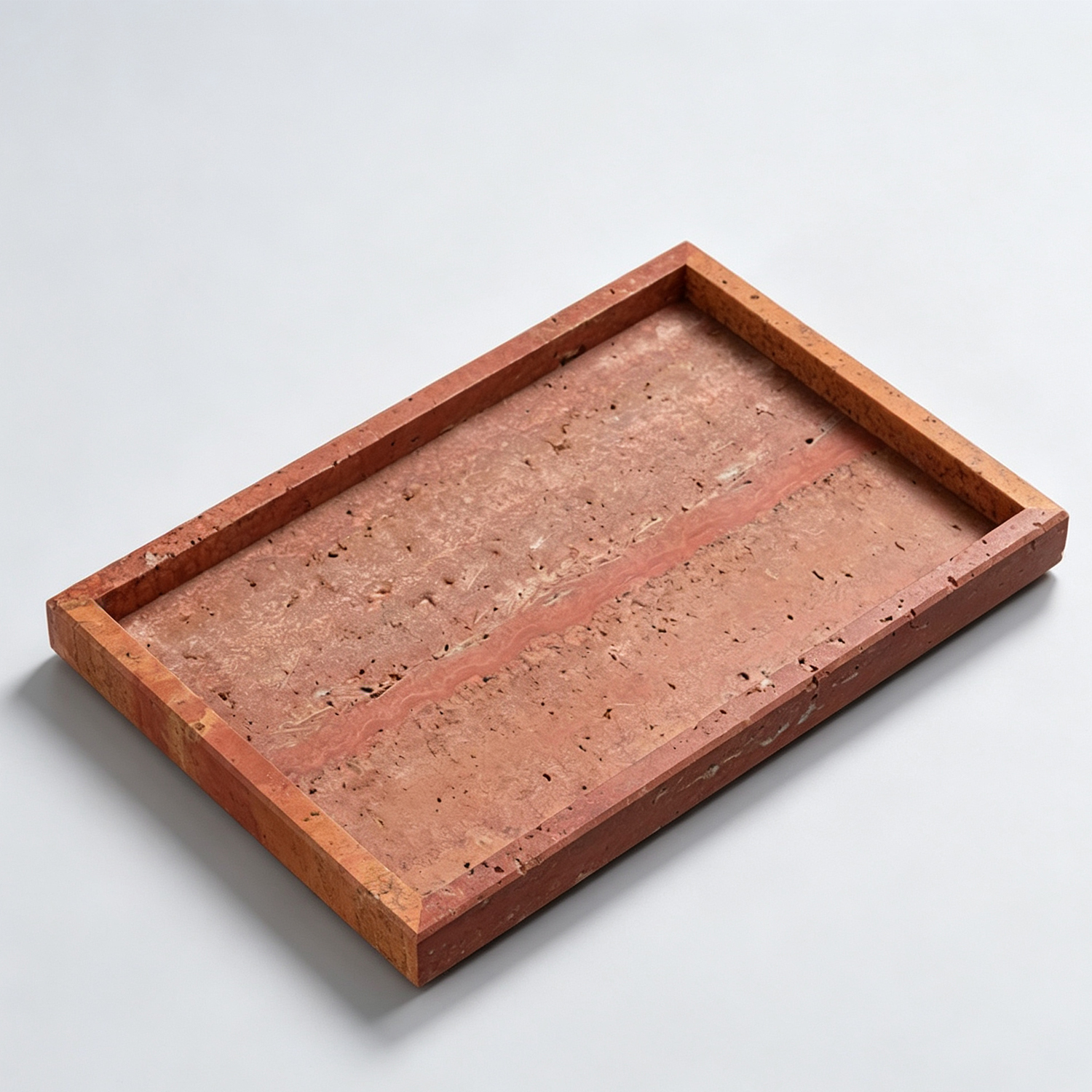 Natural Stone Marble Tray – Luxury Decorative Organizer for Vanity and Bathroom